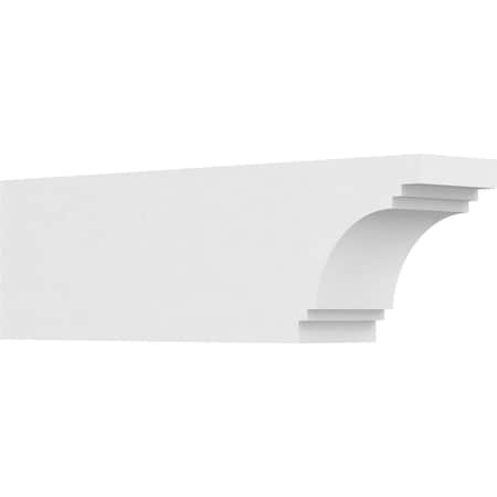 Ekena Millwork Standard Pescadero Architectural Grade PVC Rafter Tail, 4"W X 6"H X 20"L RFTP04X06X20PEC